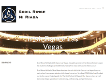 Tablet Screenshot of irishdancelasvegas.com